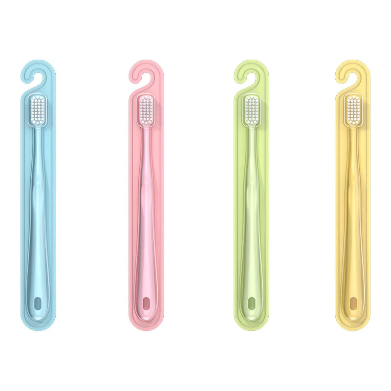 Adult toothbrush soft bristles household portable portable deep cleaning soft bristles comfortable