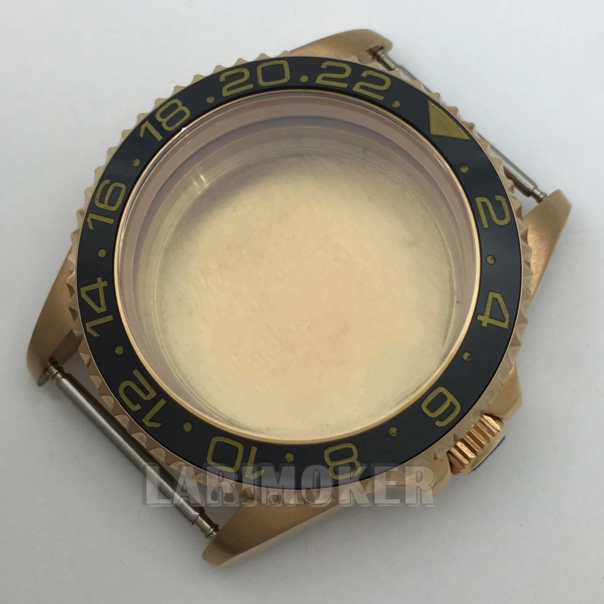 

36mm/38mm diving case sapphire glass ceramic bezel suitable for NH34A NH35A NH36 PT5000 ETA2824 movement parts rose gold case