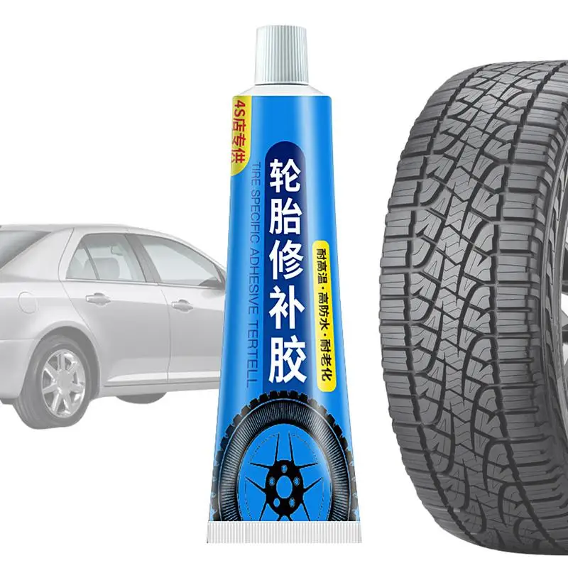 30g Car Tire Repair Adhesive Tire Wall Damage Rubber Bonding Glue Sidewall Puncture Tire Repair Kits For Tire Cracks Repair