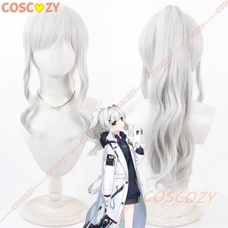 

CosplayGame Blue Archive Omagari Hare Cosplay Wig Gray Ponytail Long 70cm Heat Resistant Hair for Woman Girls Halloween Free Wig