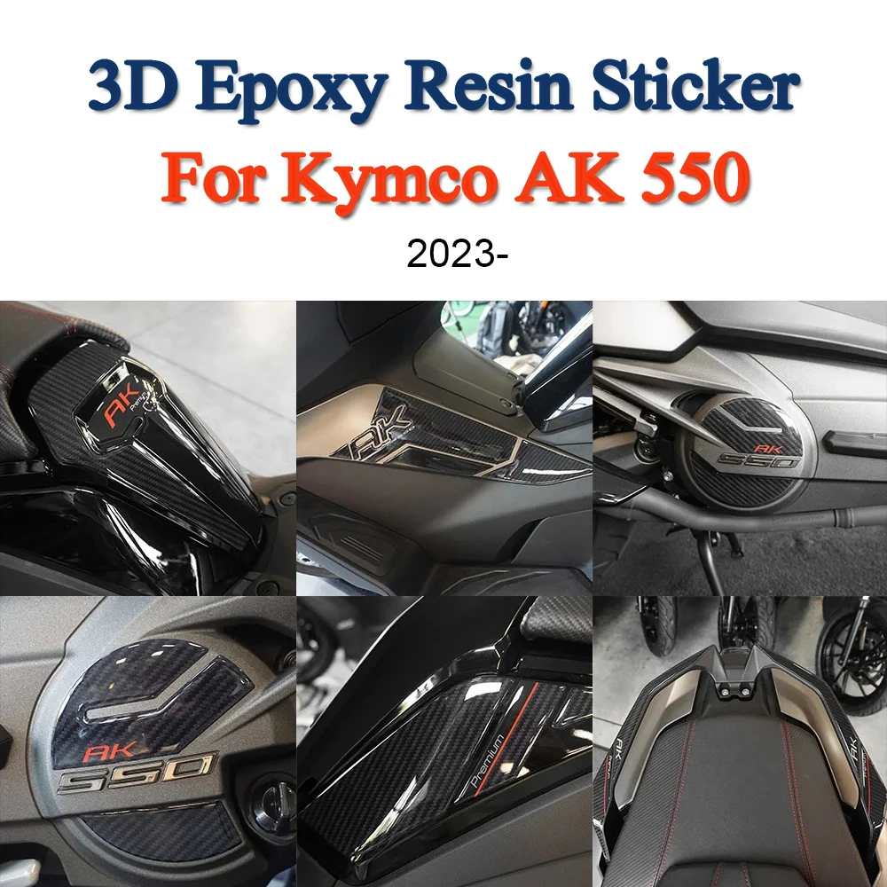 

Наклейка из эпоксидной смолы для мотоцикла Kymco AK550 Premium 2023, аксессуары AK 550, наклейка на бак с защитой от царапин, защитный комплект, новинка