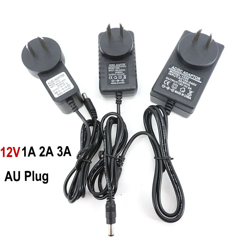 AC 220V to DC 12V 1A 2A 3A AU NZ Plug Transformer Australia 2000ma 3000ma Power Supply Charger Adapter 5.5x2.5 2.1mm new Zealand