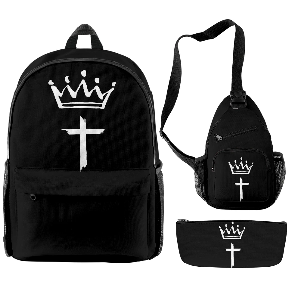 

Phil Wickham This is Our God Backpack Three Piece Set Women Men Shoulders Bag Fashion Streetwear Travel Bags