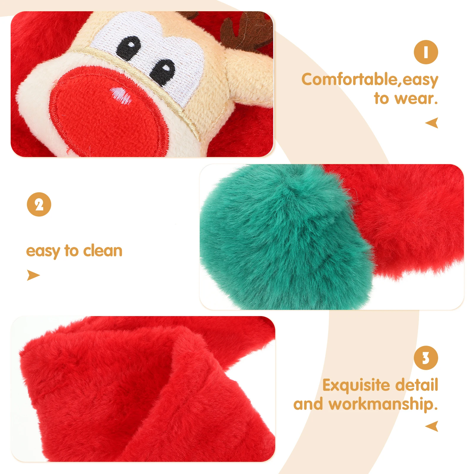 

's Scarf Holiday Scarves Winter Bulk Neck Boys' Non-woven Fabric Snowman Accessories Cold Weather Miss