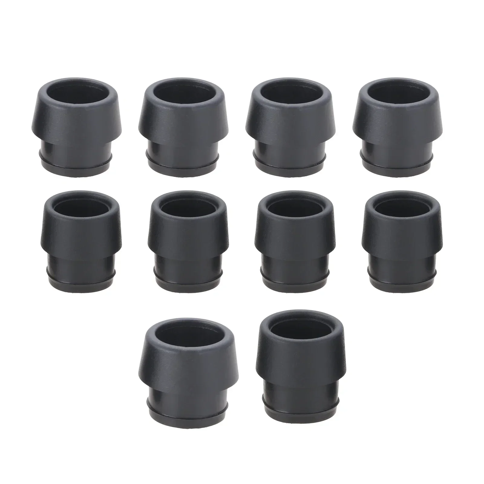 10Pcs Black Soft Plastic Golf Ferrules for G410 G35 Shaft Sleeve Adapter Tip 0.335/0.350/0.370 Golf Club Shafts Accessories