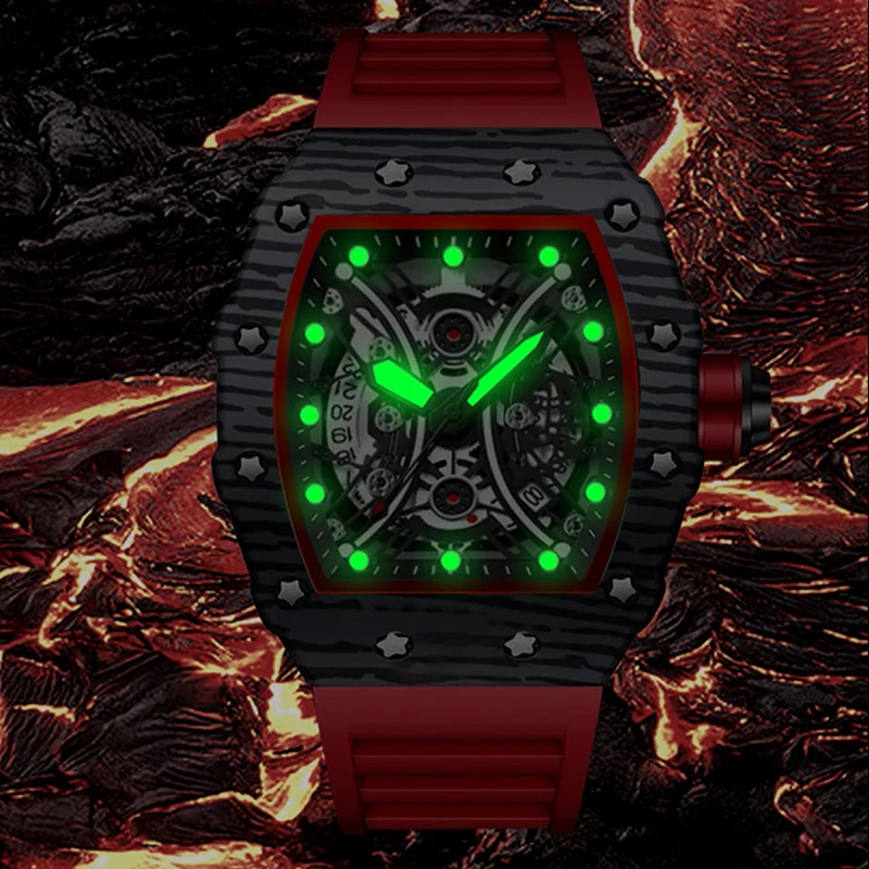 A new men\'s watch with a casual style, trendy fashion, and high aesthetic value. High end luminous calendar quartz watch 