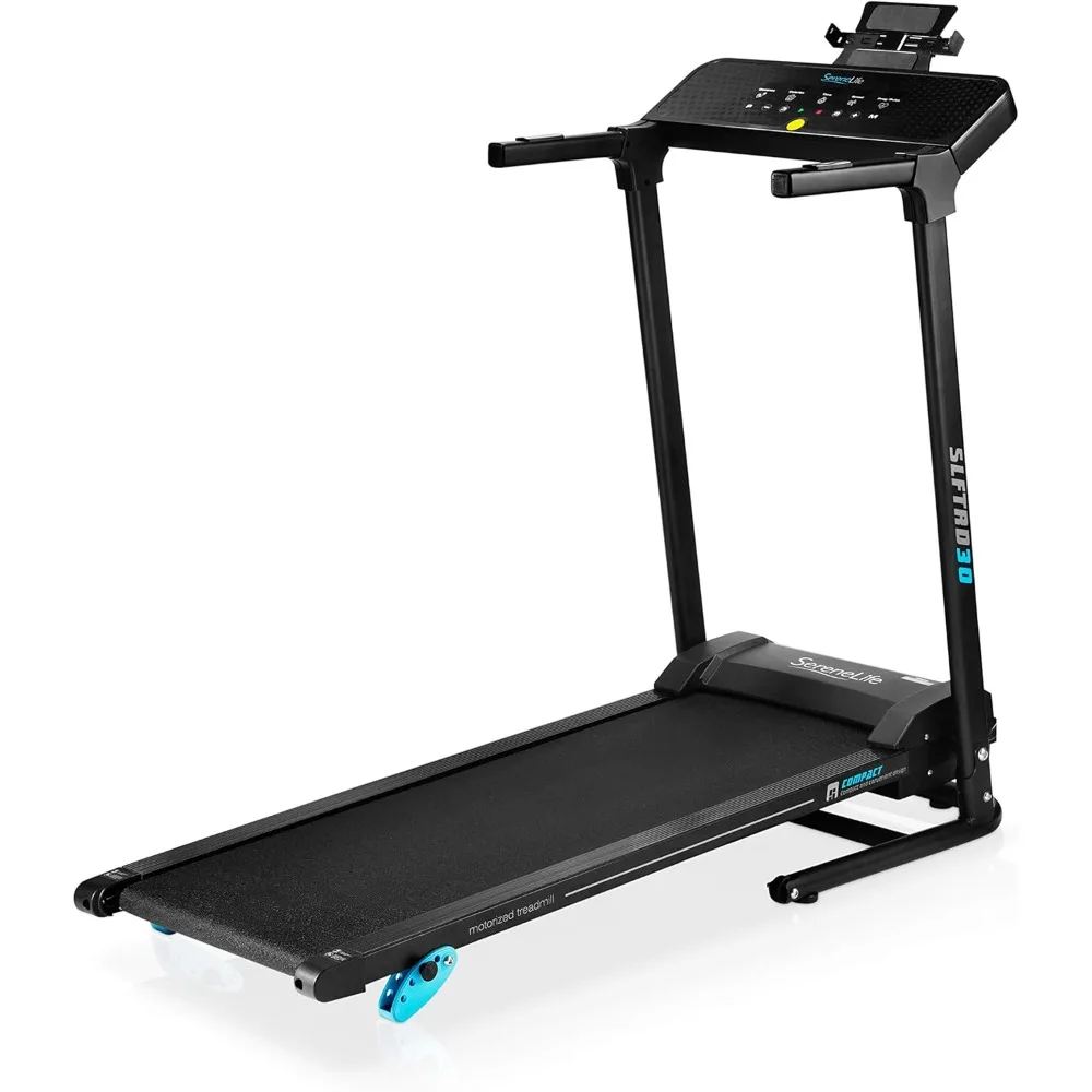 

Smart Digital Folding Treadmill - Electric Foldable Exercise Fitness Machine, Large Running Surface, 3 Incline Settings