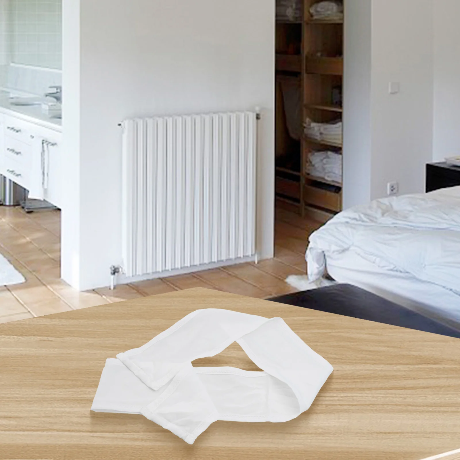 Decorative Radiator Pad White Radiator Dust Cover Designed to Block Dust with Builtin Magnets for a Secure Fit