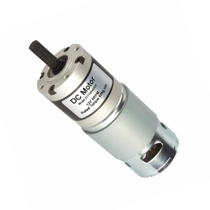 775 Planetary Gearbox Slow Speed 12V 24V High Torque Straight Eletrical DC Motor