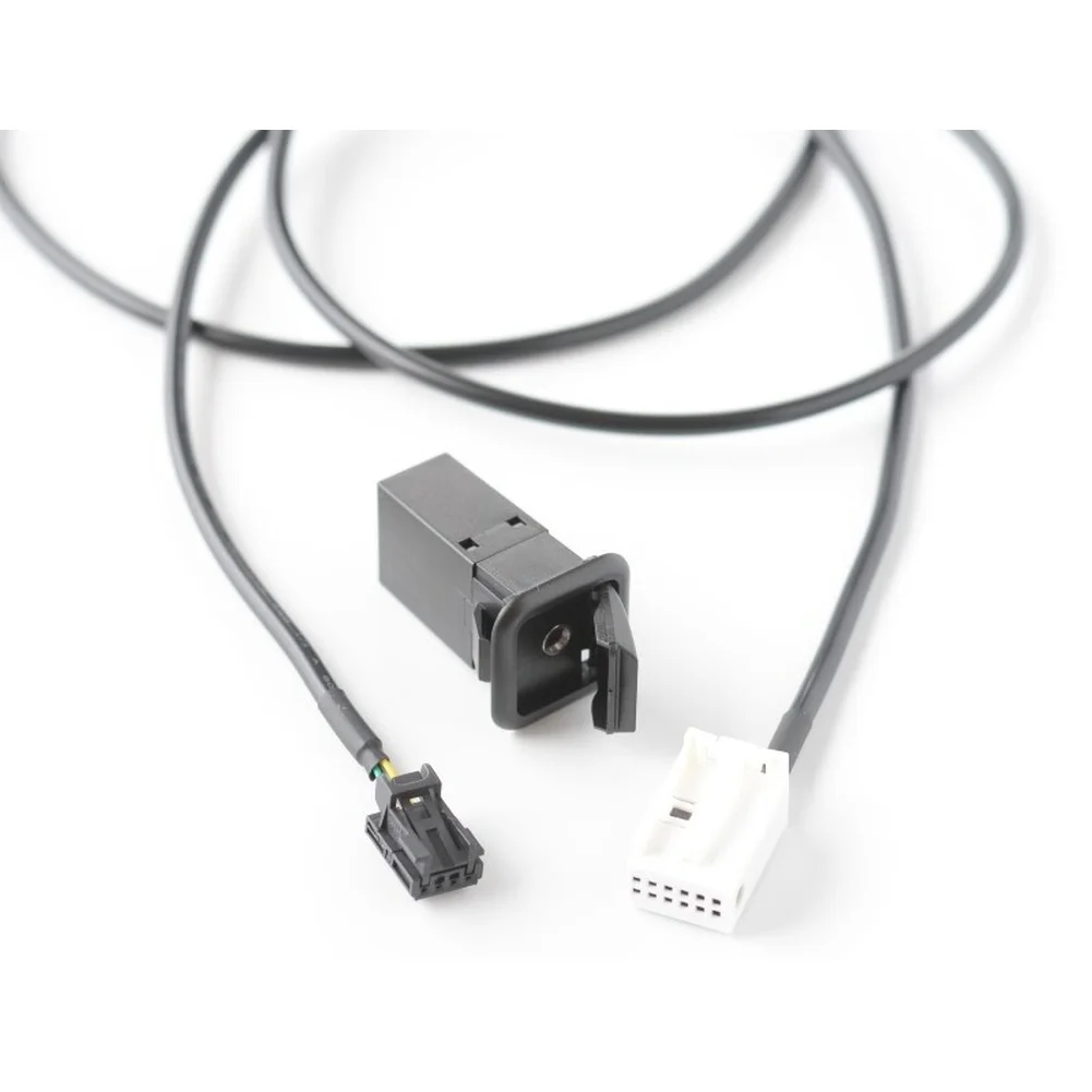 Stereo Adaptor Wire Car AUX IN Socket Long-lasting Audio Connector Clear Signal Transmission Stable Audio Transfer