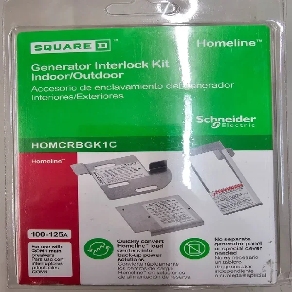 2026 Square D Homcrbgk1c 100-125a Indoor/outdoor Generator Interlock Kit Brand New Original Spot Plc