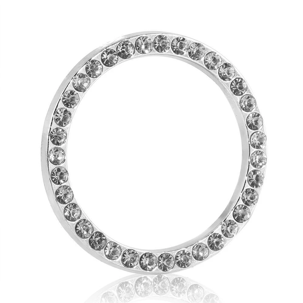

Circle Trim Cover Bling Decorative Car Start Decorative Circle Decorative Diamond Ring Start Stop Engine Switch Button Decor