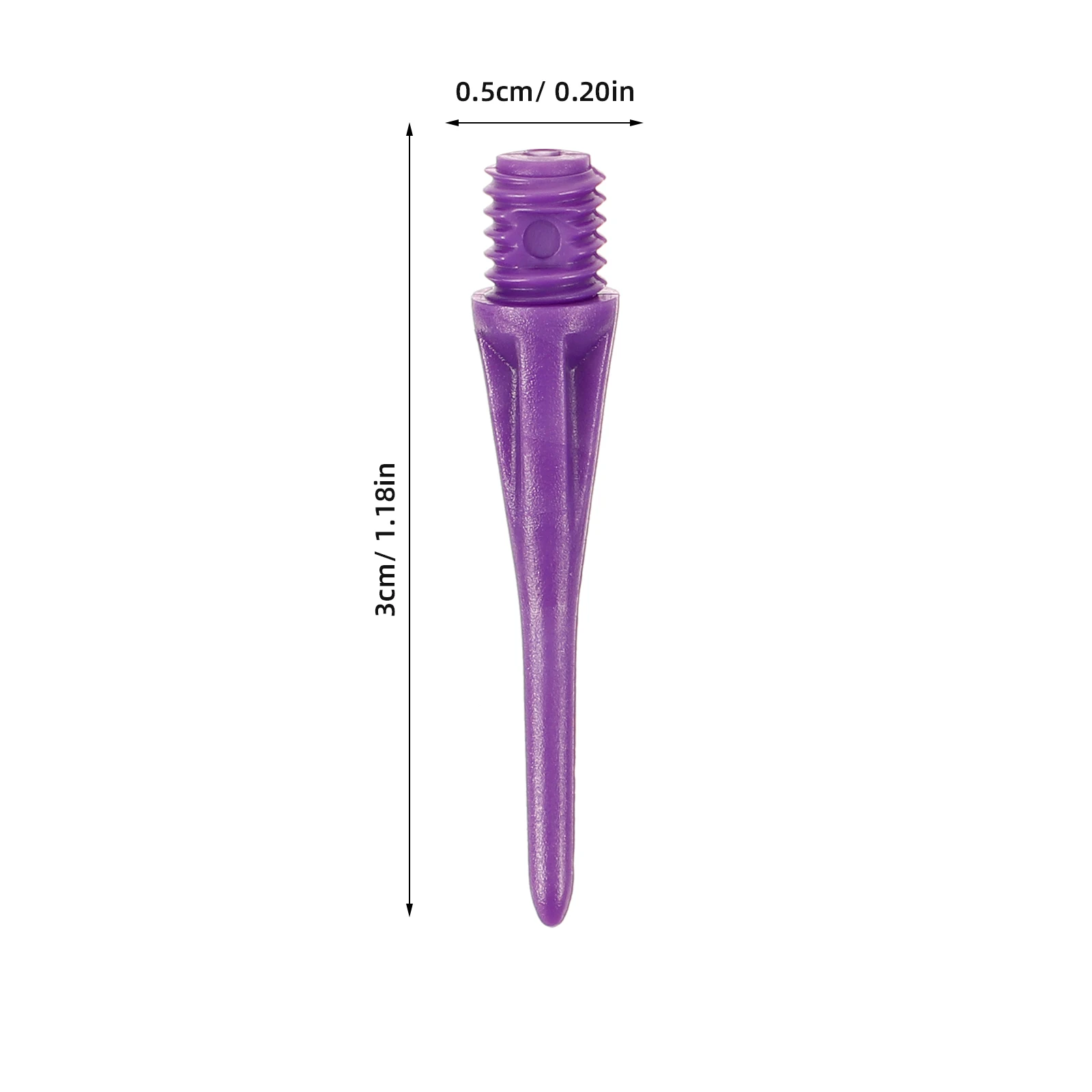50 ชิ้น Dart อุปกรณ์เสริมสวมใส่เคล็ดลับพลาสติกเปลี่ยนจุดเข็มแบบพกพาของเล่นกลางแจ้งกีฬา