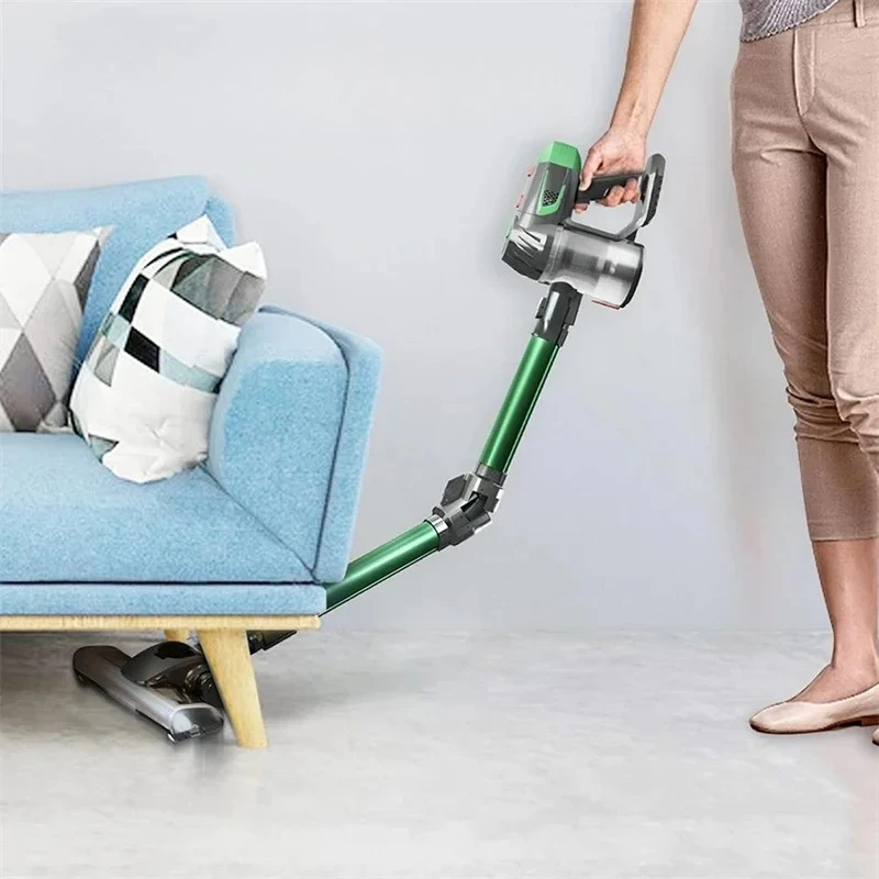

zz Cordless Stick Vacuum Cleaner with Light Foldable Handheld Vacuum Cleaner for Hard Floor Corner Window Shade Carpet Cleaning