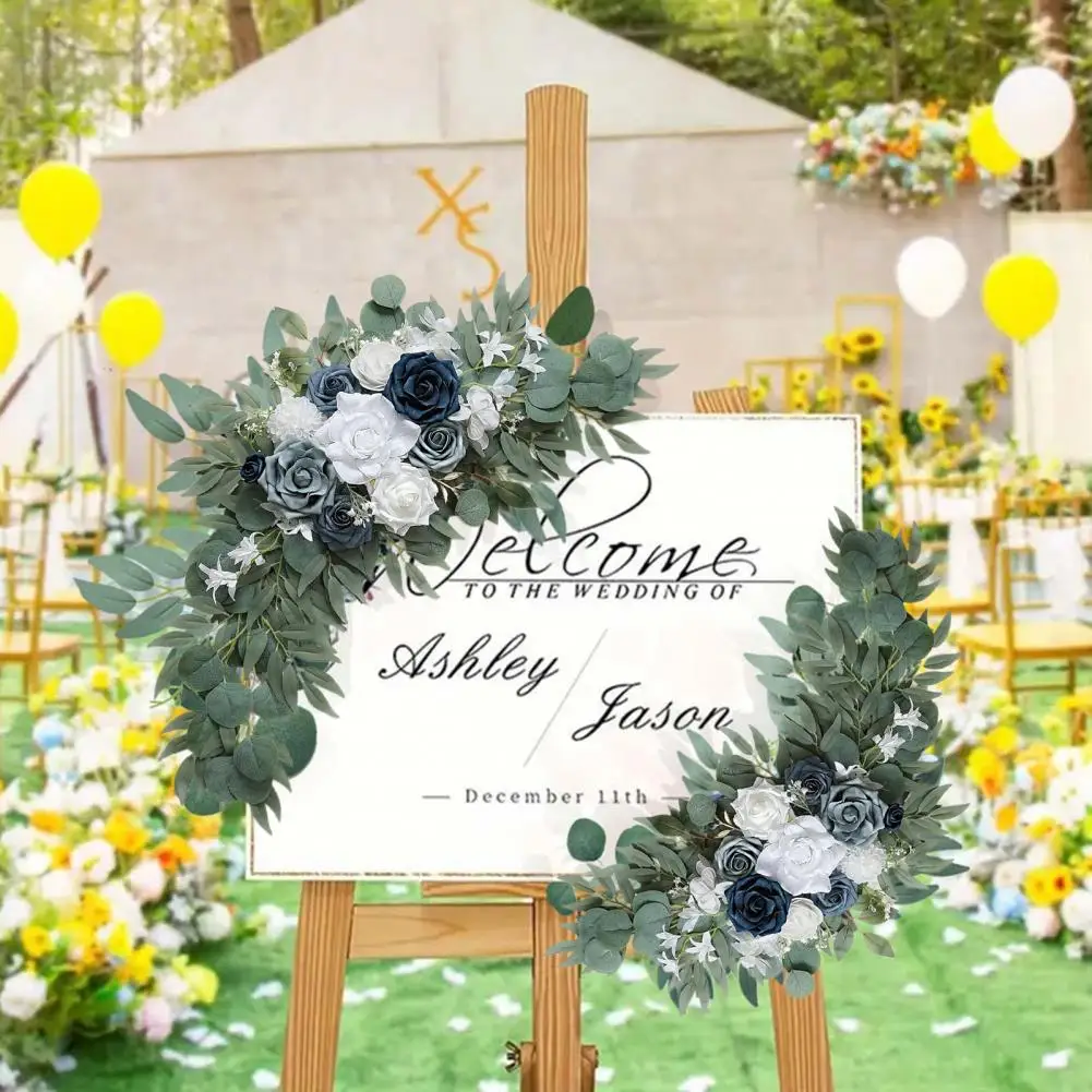 

Wedding Artificial Flowers Arch Decor Wedding Arch Flower Vines Elegant Artificial Flower Swag Set for Wedding Arch for Rustic