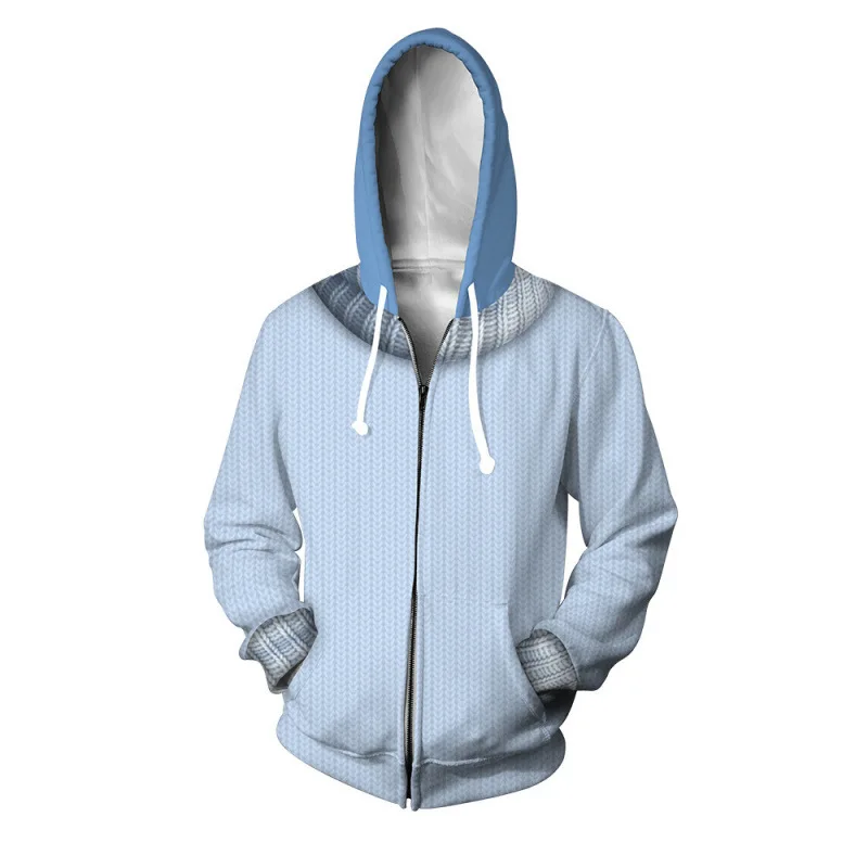 film Binnen karakter Walging Cosplay Hoodie Kostuum Carnaval Party halloween TV rollenspel