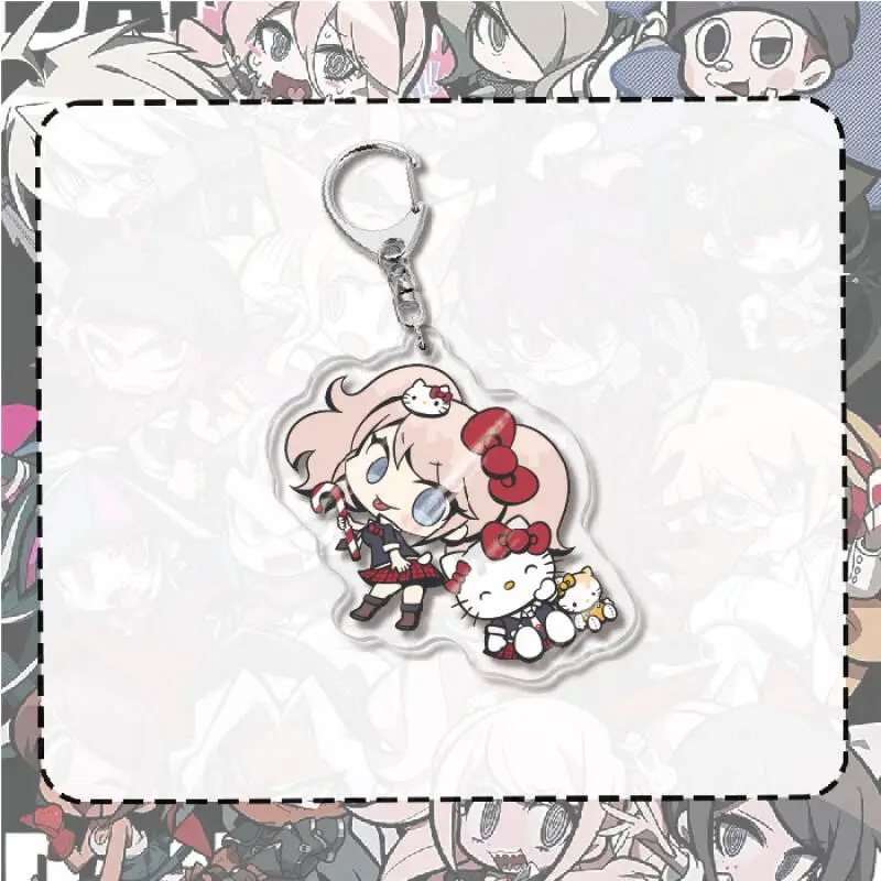 Acrylic Keychain Bag Pendant for Danganronpa Q-Version Anime Peripheral Project Collection Accessories Creativity Exquisite Gift