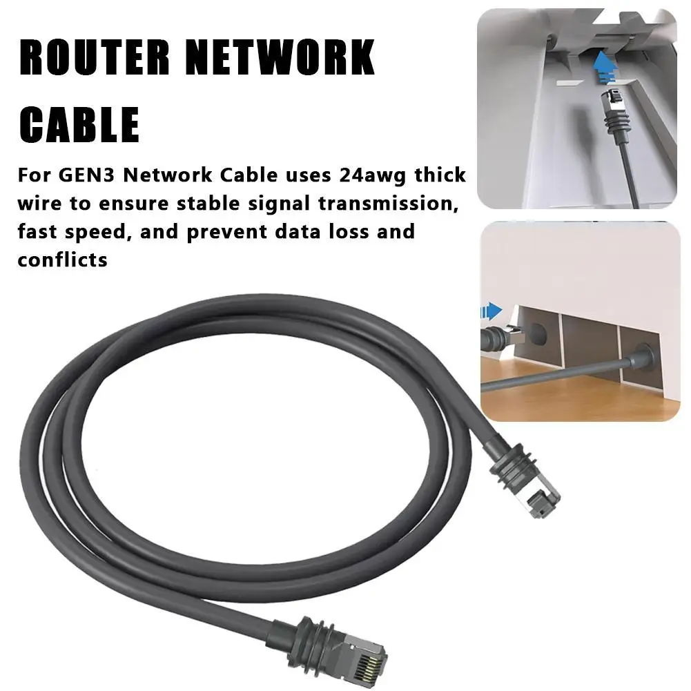 

Толстый провод 15/25 м 24AWG для кабеля StarLink GEN3, толстый кабель Star Link V3 Gen3, водонепроницаемый и износостойкий специальный толстый провод