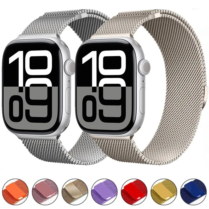 Magnetisches Schlaufenarmband für Apple Watch Band 45 mm 41 mm 44 mm 40 mm 49 mm 42 mm 46 mm Armband für iWatch Serie 10 9 8 7 6 5 Ultra/2