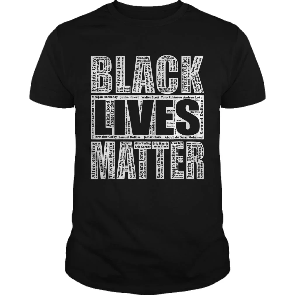 

Black Lives Matter Protest T-Shirt 100% Cotton O-Neck Short Sleeve Summer Casual Mens T-shirt Streetwear