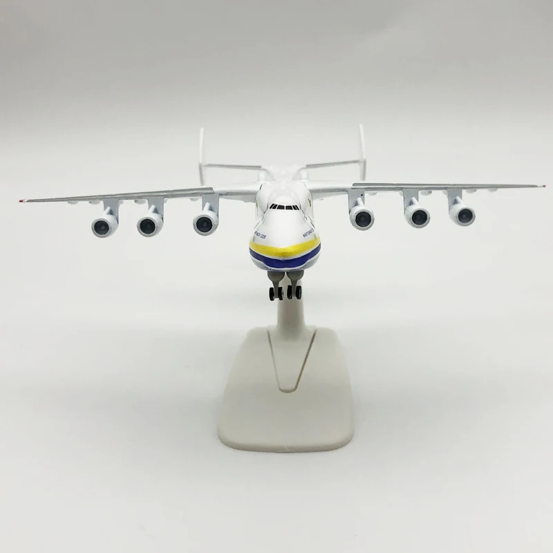 20cm Alloy Metal Soviet Union Air ANTONOV 225 An-225 Мрія Mriya WORLD BIGGEST CARGO Airplane Model Plane Diecast Aircraft Wheels