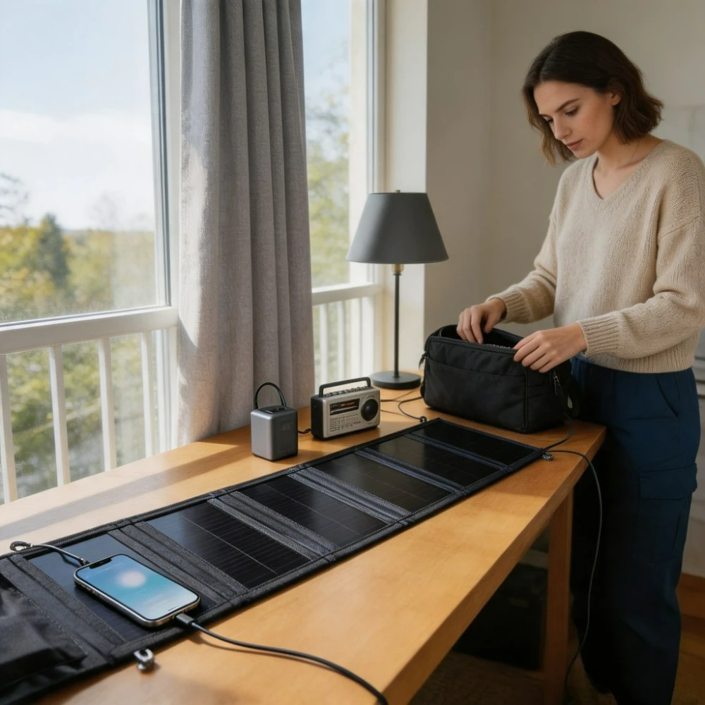 100W 25W Taşınabilir Çift USB  - Solar Emergency Charger incelemesi ve fiyatı