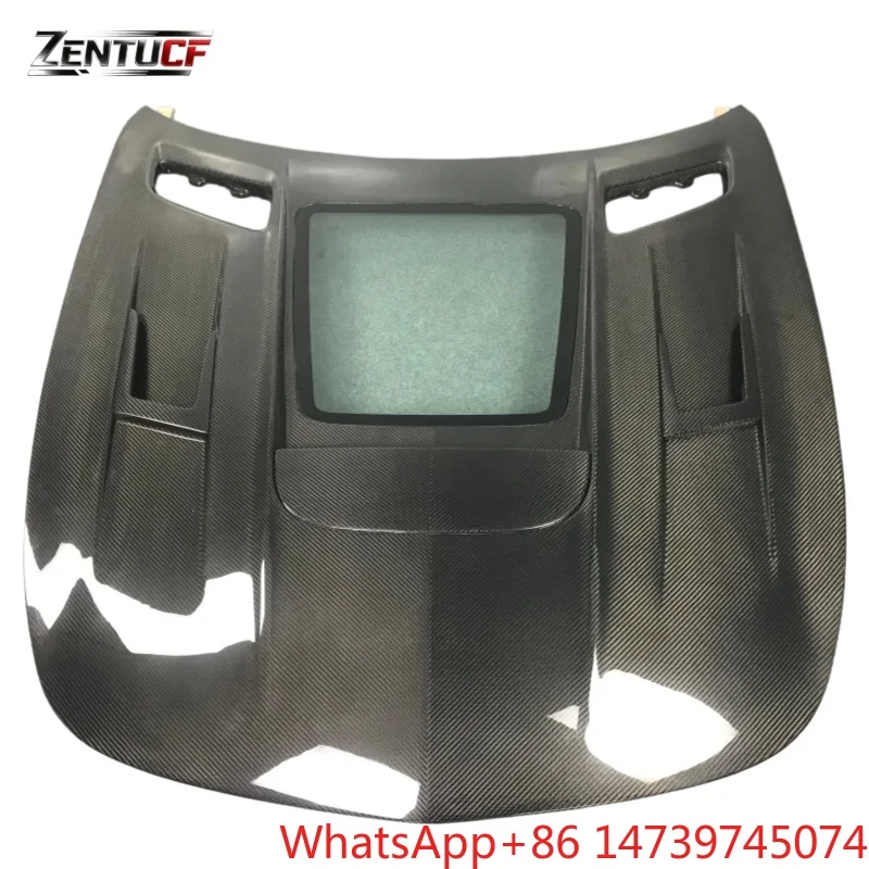 Transparent Dry Carbon Fiber Engine Hood Cover GT GTS GTC Sport Front Bonnet Exterior Upgrade PartsCar Parts And Car Kits