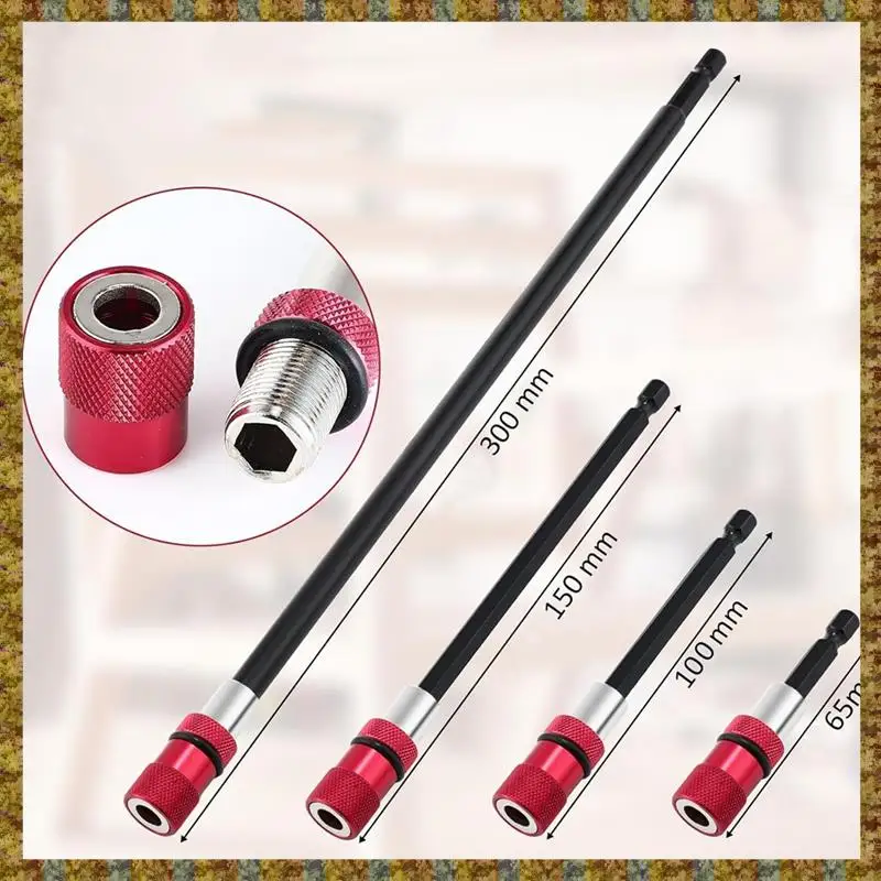 F-F 8 шт. Набор удлинителей для сверл Магнитный удлинитель для сверл Удлинитель для сверл 1/4 дюйма Шестигранный держатель для бит с 8 битами