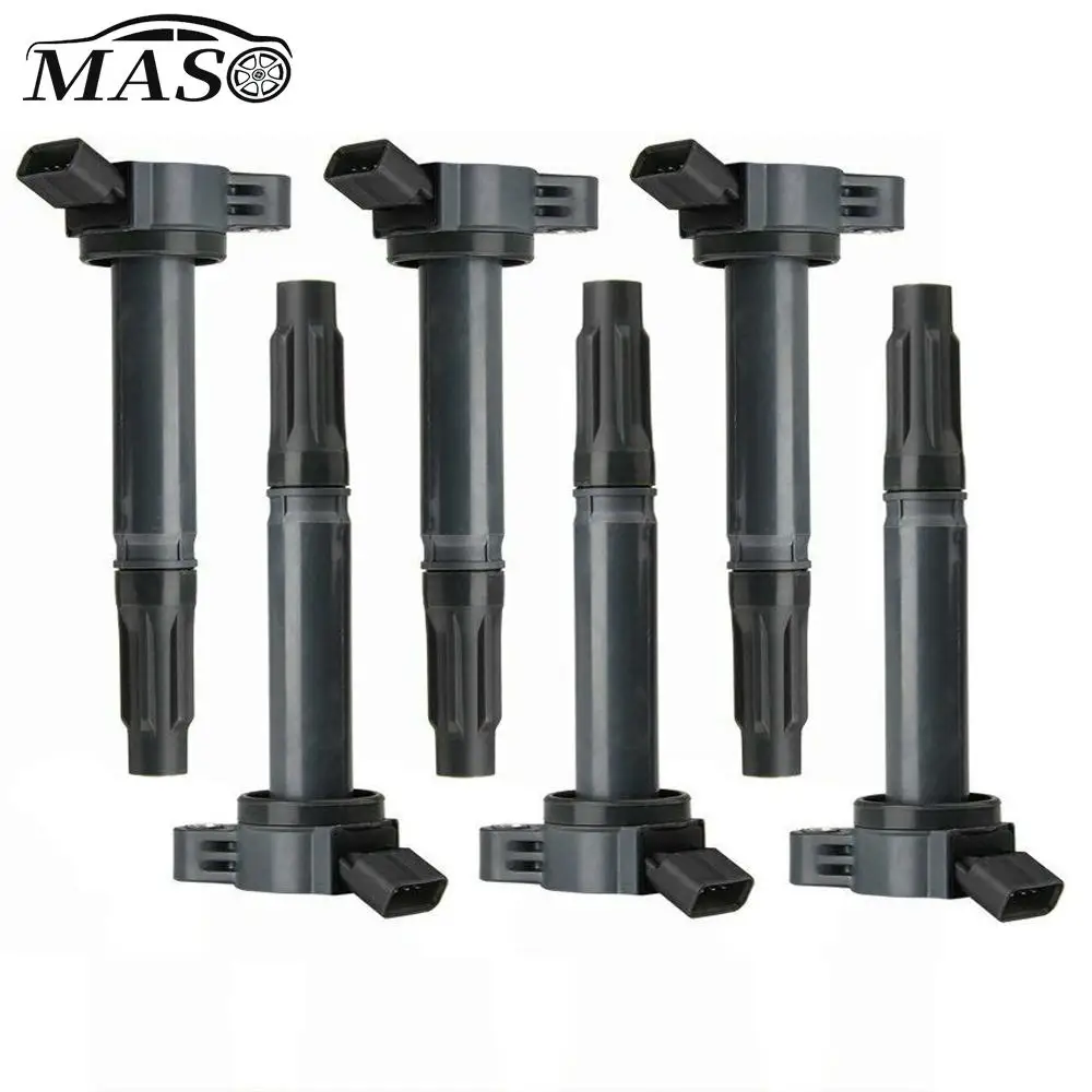 6pcs Ignition Coil for Toyota Camry Ignition Coil V6 3.5L 2007 2008 2009 2010 2011 2012 2013 2014 2015 2016 90919-02255