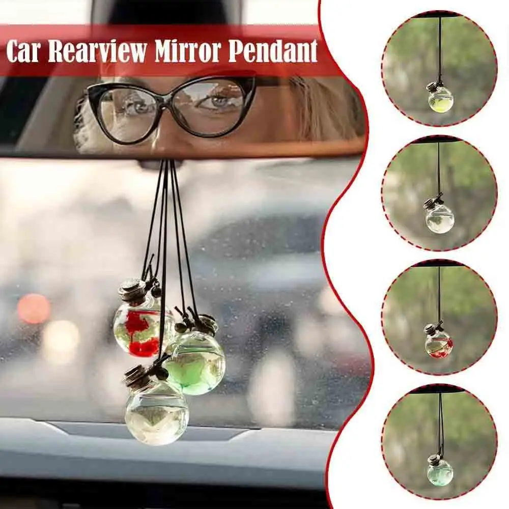 

5 ML Car perfume pendant Longjing tea woody scent white tea gardenia Eternal Flower Essential Oil Bottle Hanging perfume jewelry