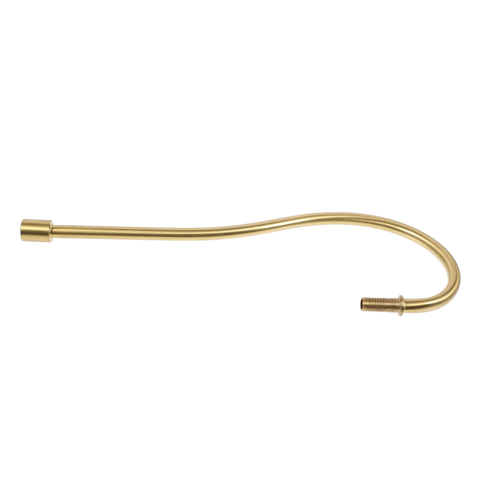 Table Curved Stem Replacement Threaded Iron Accessory For Diy Lighting Fixture Parts Table Lamp Repair Curved Lamp Stem