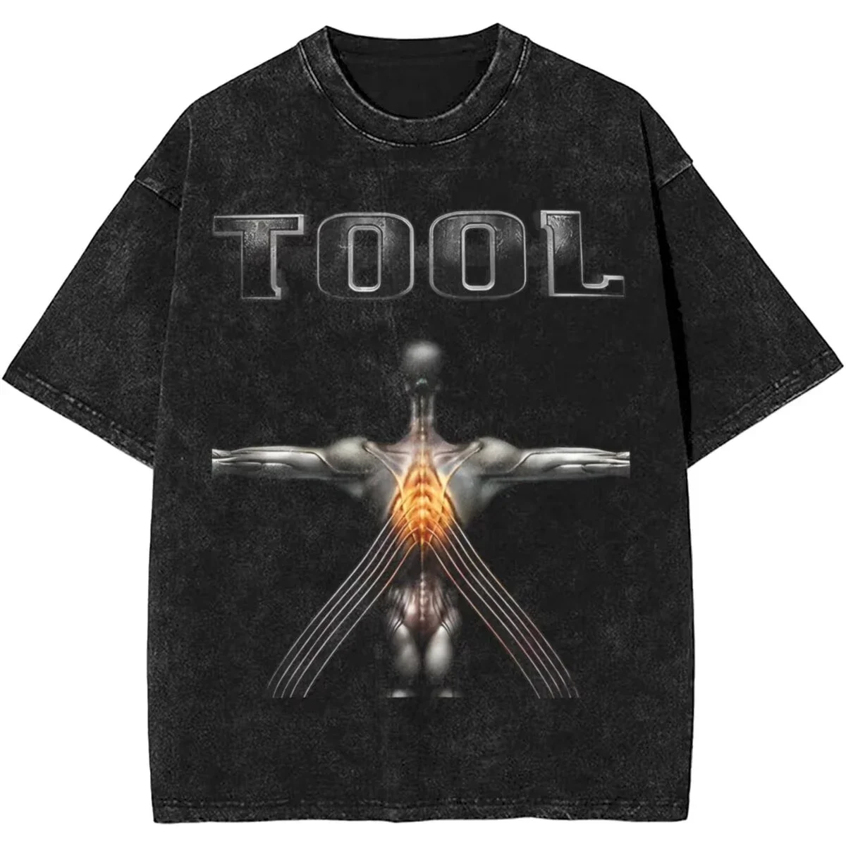Men Women Rock Tool Band Lateralus Heavy Metal Music Vintage Washed T Shirt Merch Cotton Top Clothes Funny Tees Summer Oversized gallery 2