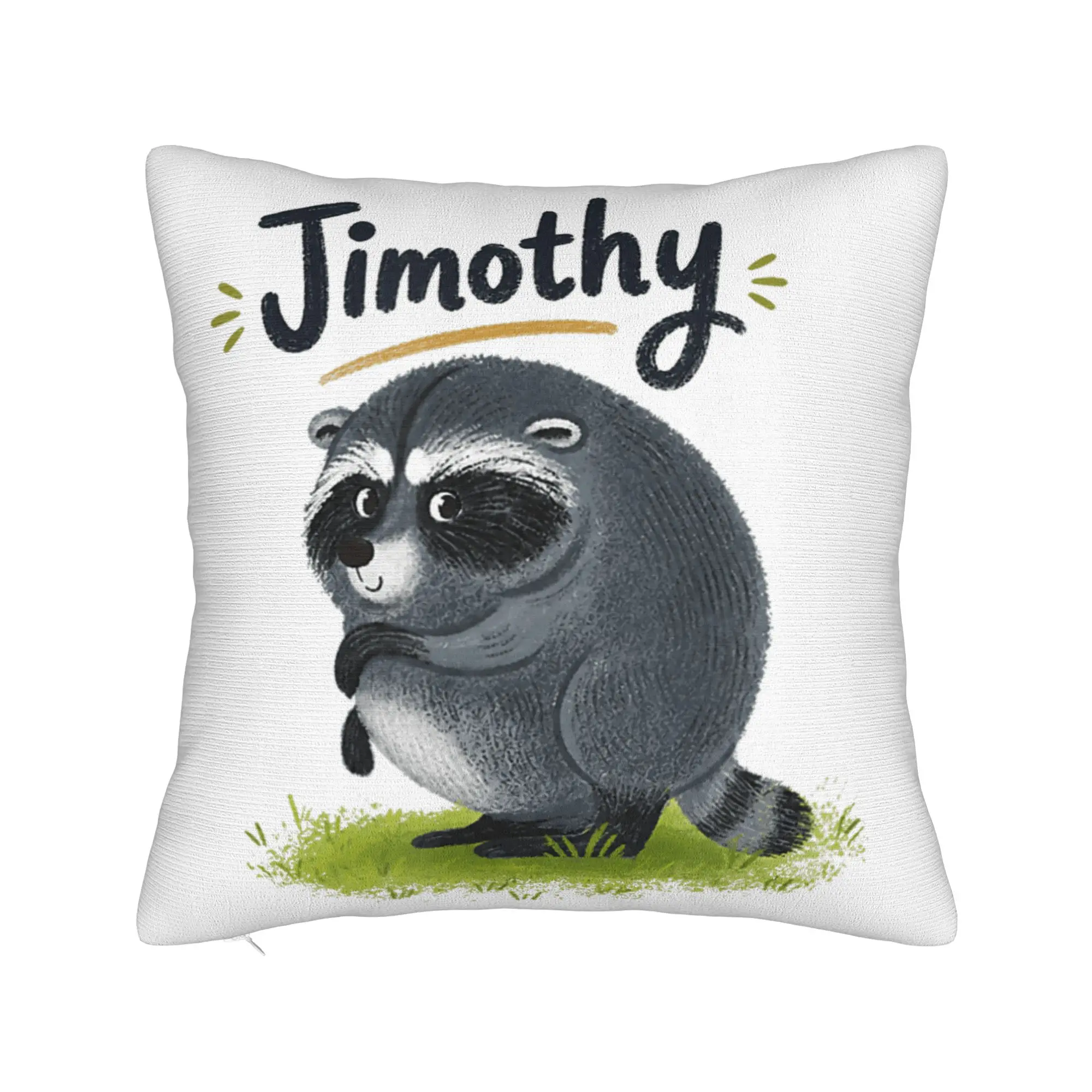 Pillow Case Jimothy Viral Raccoon Shirt Funny Trash Panda Wildlife Comfy  Pillow Cover For Living Room Bed Fashion Pillowcases