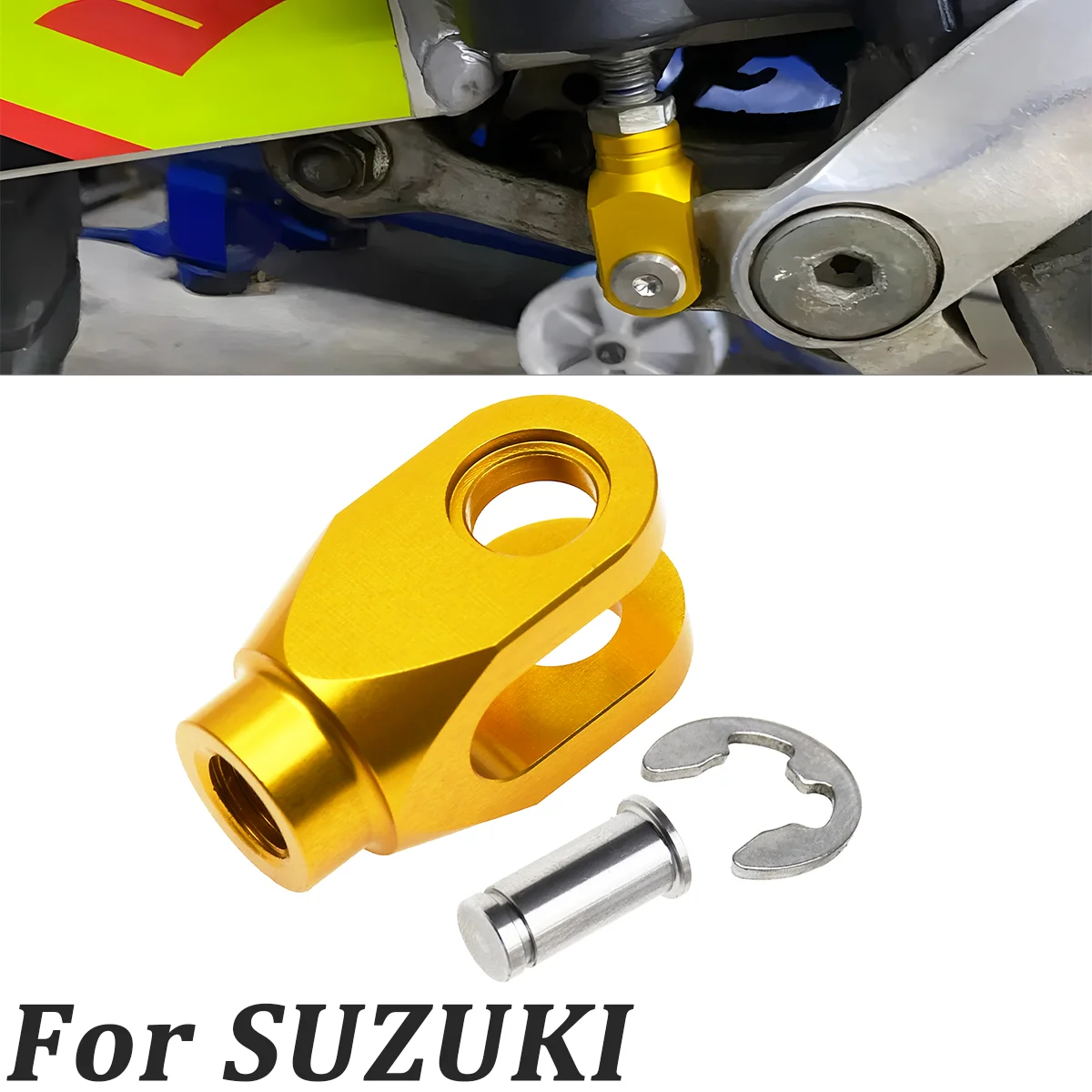 

For Suzuki RMX250R DRZ400S DRZ400R DRZ400SM RM80 85 125 250 RMX250S 250SB LTZ400 LT-R450 1998-2019 Motorcycle Rear Brake Clevis