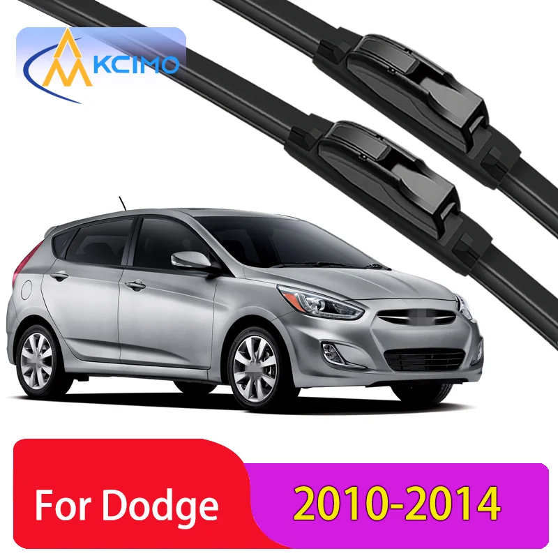 

2PCS New Wiper Blades for Dodge Attitude RB 2010-2014 Hyundai Accent Front Windshield Auto Wipers Blade Accessories 2014 2013