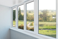 Tilt and Turn Window Aluminium Profile Grill Design Glass Window Hurricane Impact Thermal Insulation Casement Windows Home