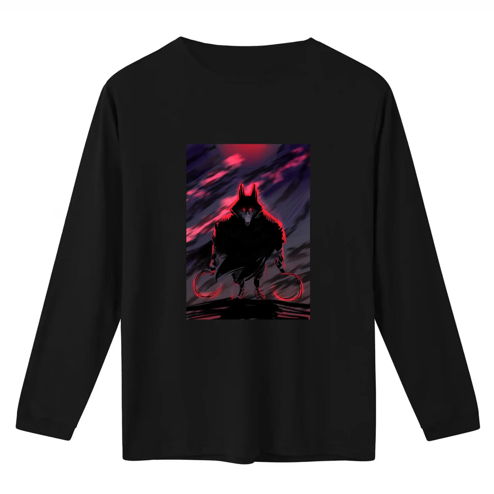 Death Wolf Puss In Boots 2: The Last Wish T-Shirt Summer Casual Cotton Tee Oversized Streetwear Tops Vintage Graphic Print