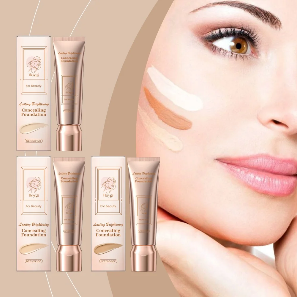 

Long term oil control and waterproof liquid foundation, light and thin matte concealer, lasting makeup