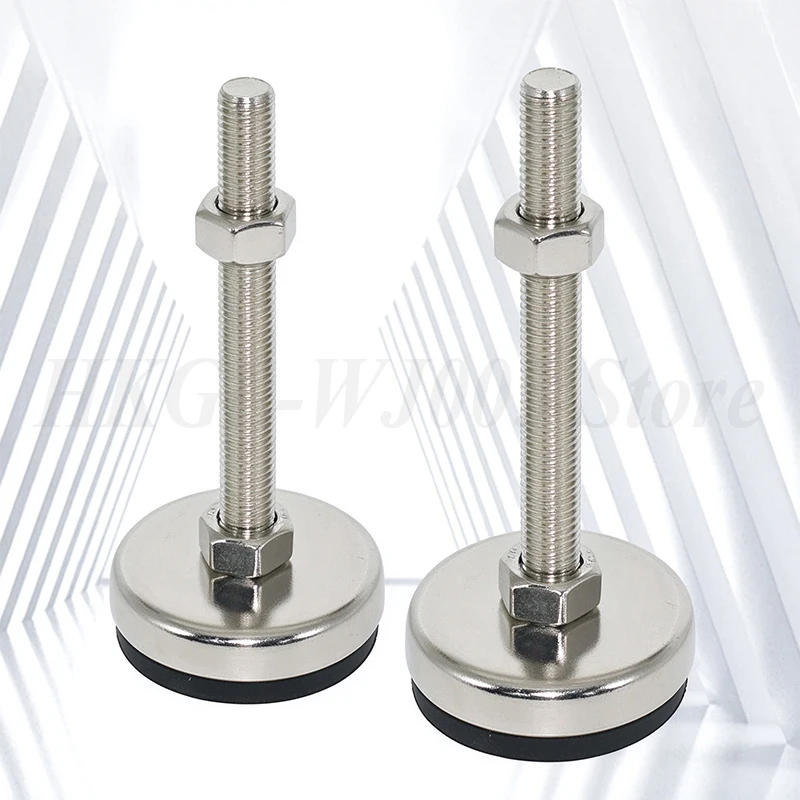 M8-M20 Carbon Steel Galvanized Adjustable Leveling Foot Anti-slip/Wear-resistant Industrial Support Feet Adjustable Foot Cup