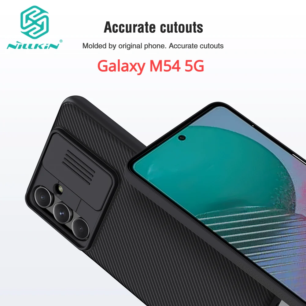 

Чехол для Galaxy M54 5G NILLKIN, защитная жесткая задняя крышка для объектива камеры Camshield, чехол для Samsung Galaxy M54 M 54 M5 4