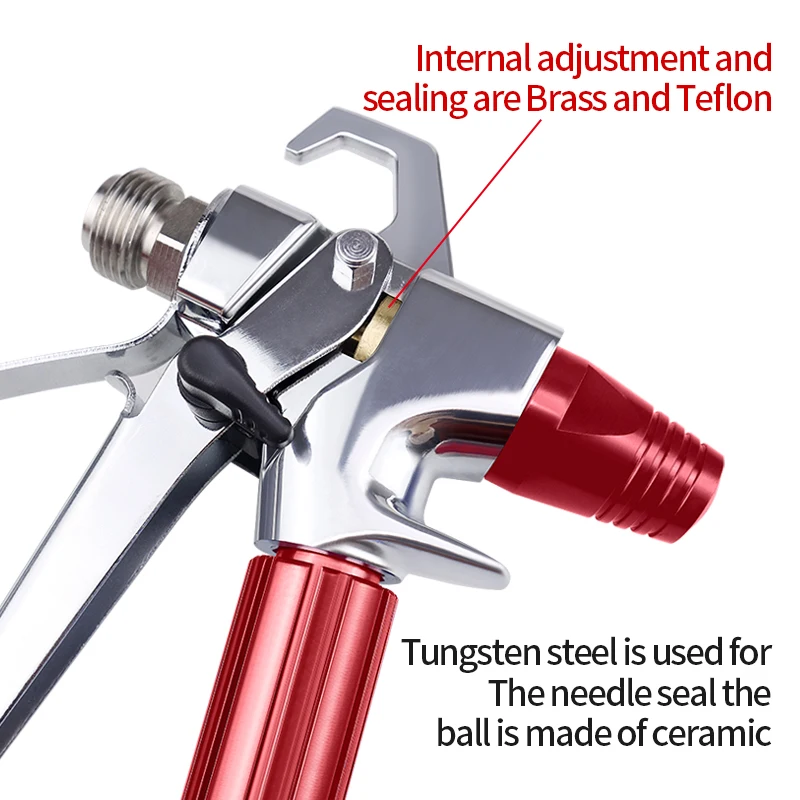 Bezpowietrzny pistolet do malowania natryskowego wysokociśnieniowy 3600 PSI z odwracalną końcówką dyszy 517 do akcesoriów do bezpowietrznych rozpylaczy farby
