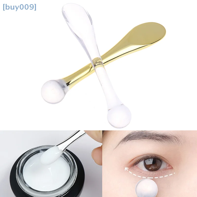 1/5/10Pcs Augencreme Applikator Löffel Roller Massage Stick Kosmetische Spatel Anti-falten Gesichtsmaske hautpflege Kunststoff Löffel