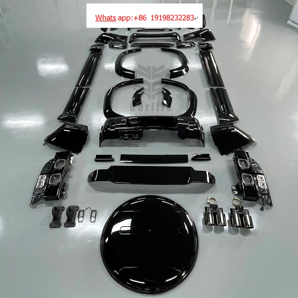 Обновление до комплекта бамперов 007 из полипропилена для Land Rover Defender 90/110/130 2019+.
