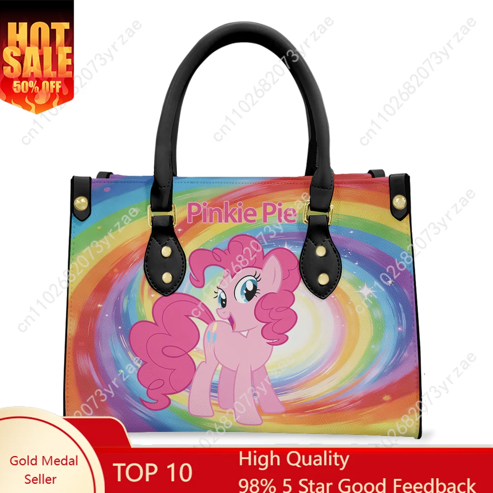 

Pinkie Pie Dash Handbags Mens Womens Bags My Little Pony Friendship Is Magic Shoulder Bag Custom Tote Cosplay Handbag