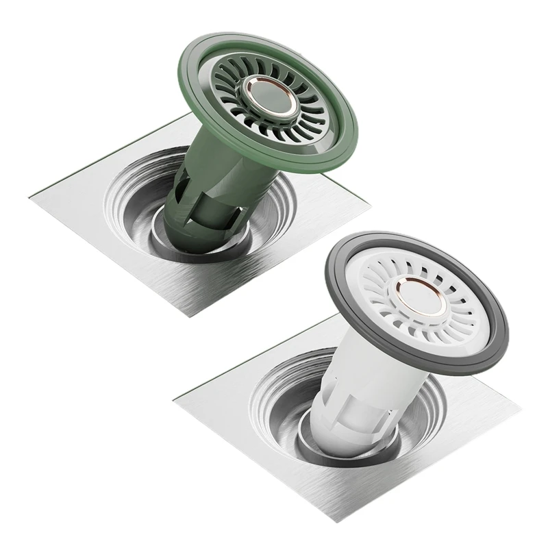 Y1UB Household Sink Shower Drain Hair Catcher Stopper Bathroom Floor Drain Cover
