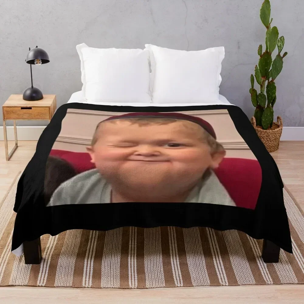 Hasbulla - Hasbulla Hasbullah smile Throw Blanket Lightweight Warm Blanket for Indoor Outdoor Use