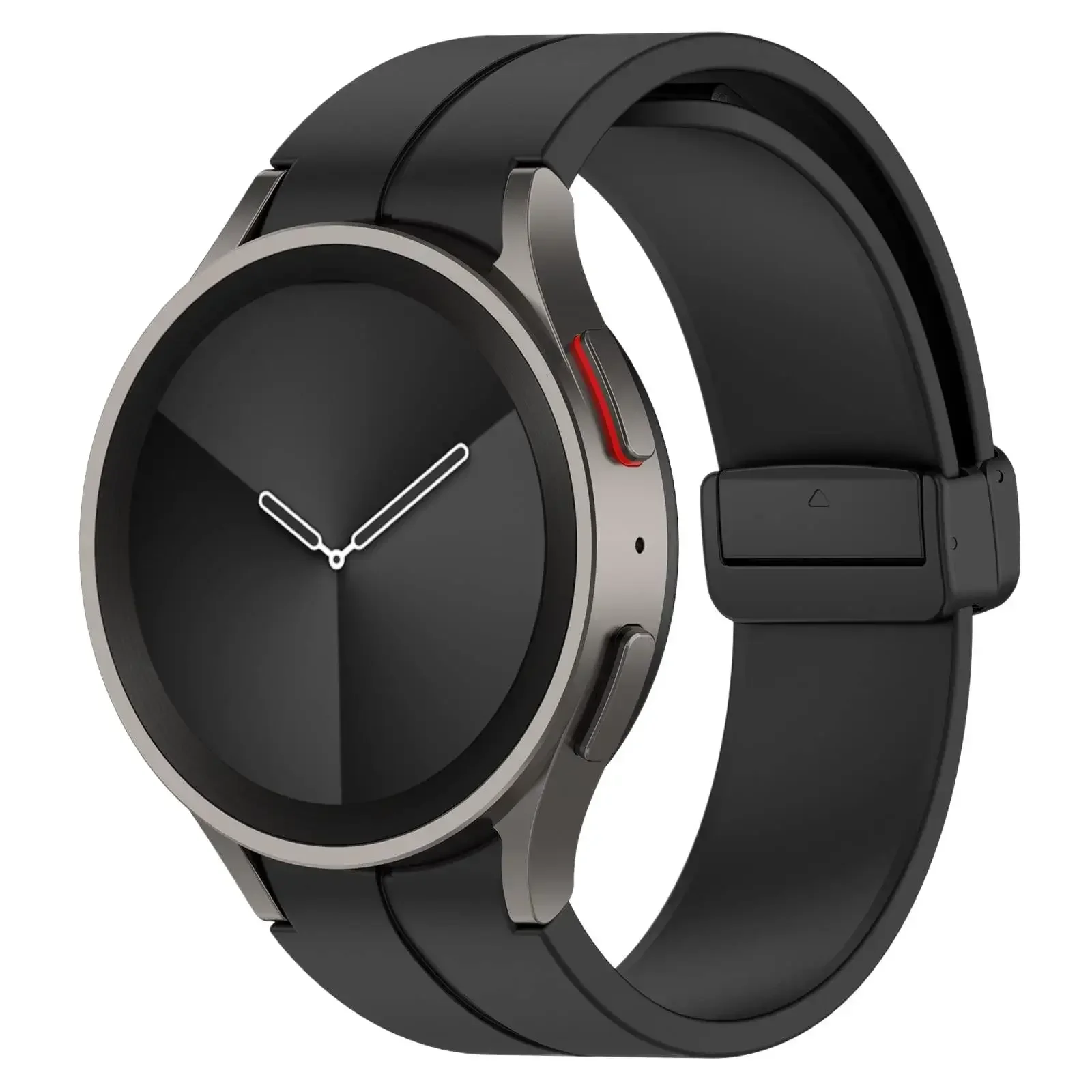 Silikonband für Samsung Galaxy Watch 7 FE 5 Pro 45 mm 6 Classic 47 mm 43 mm Magnetschnalle für Galaxy 4/5/6 40/44 mm
