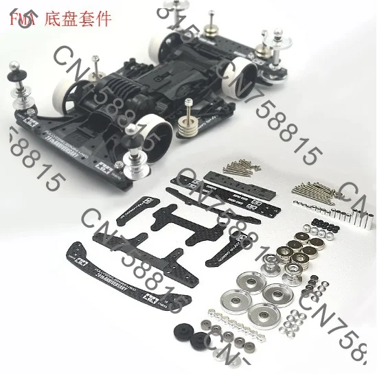 FMA Chassis Advanced Modification Kit, No Chassis Cutting Required,Upgrade Parts for Mini 4WD Car