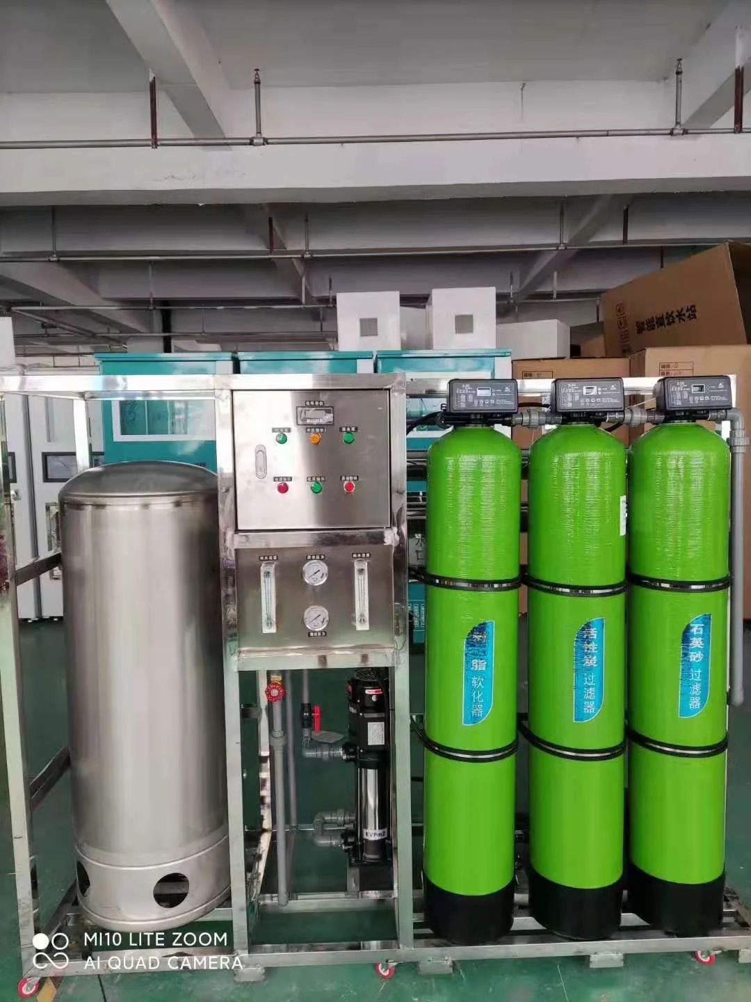 500L/Hour 100L/Hour rain ro water treatment plant solar powered ro waters treatment water purification systemwater purification