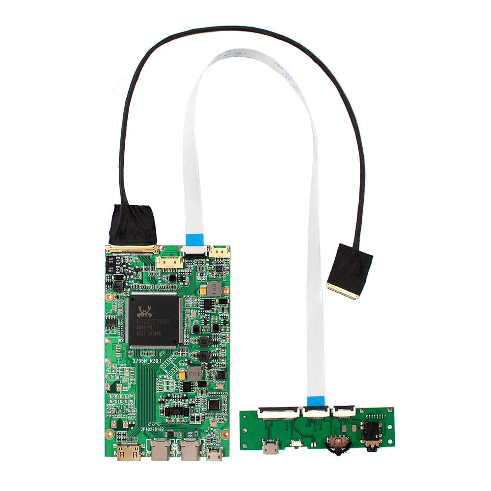 Type-C HD-MI LCD Controller Board Compatible With NV140XTM-N52 14 inch 3840x1100 eDP 30pins LCD Screen